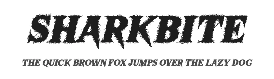 Sharkbite by The Branded Quotes — Decorative Font