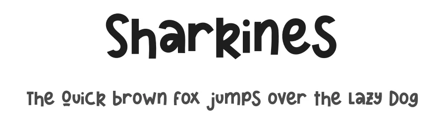 Sharkines by Typefar — Decorative Font