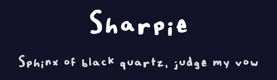 Sharpie by rac0208 — Script Handwritten Font — thumbnail 2
