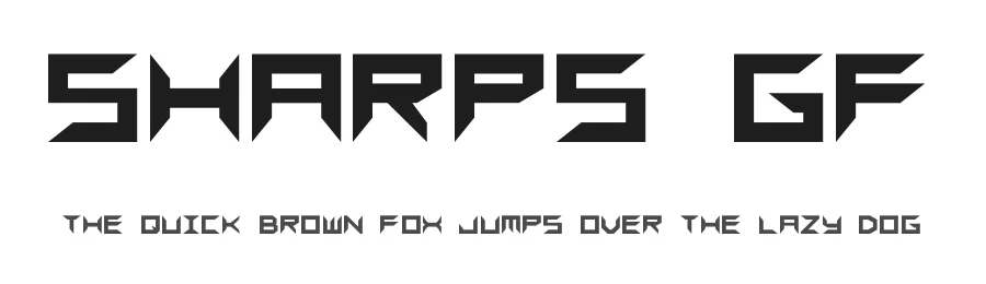 Sharps GF by Grayfire Fonts โ Display Font