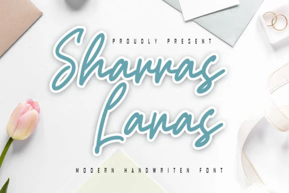 Sharras Lanas Font by Skiiller Studio — Script Handwritten Font