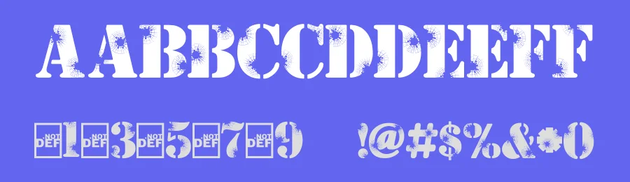 Shattered by TracerTong Fontworks — Decorative Font — thumbnail 3