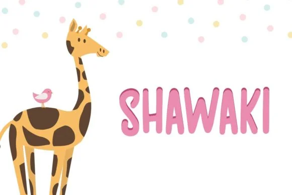 Shawaki Font by Zmapist — Wedding Font
