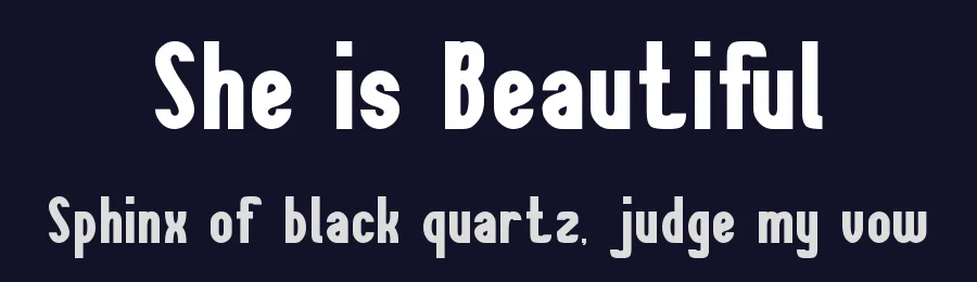 She is Beautiful by weknow — Sans Serif Font — thumbnail 2