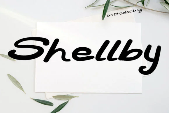 Shellby Font by muhawk47 — Script Handwritten Font