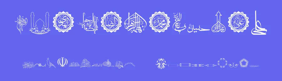 SHia by Ashoora — Dingbats Font — thumbnail 3