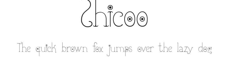 Shicoo by Projeto Tipo da Fonte — Decorative Font