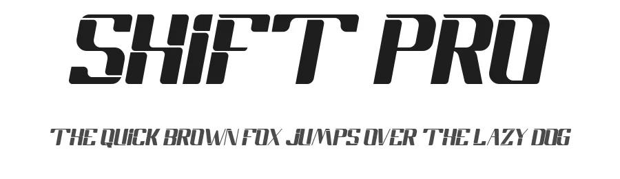 Shift Pro by Hartadi Design — Display Font