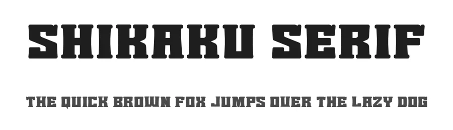 Shikaku Serif