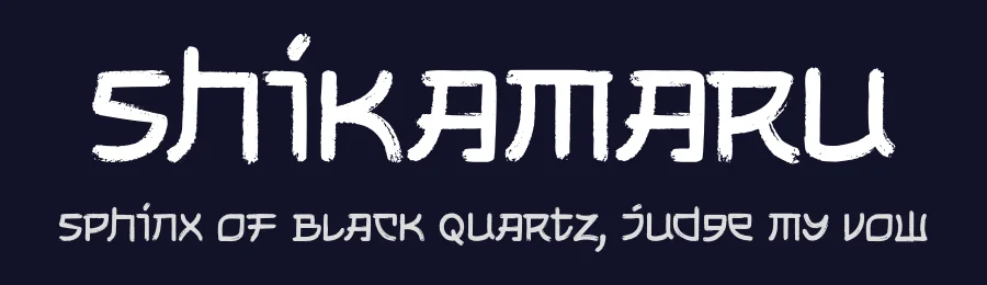 Shikamaru by Arterfak Project — Decorative Font — thumbnail 2