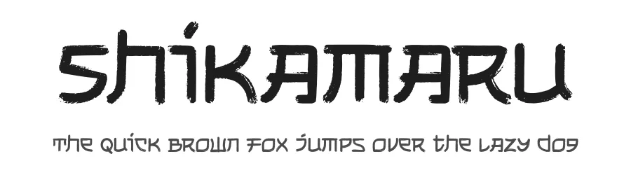 Shikamaru by Arterfak Project β Decorative Font