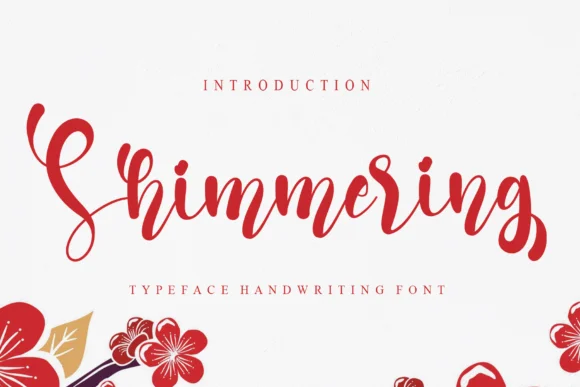 Shimmering Font by Misterletter.co — Script Handwritten Font