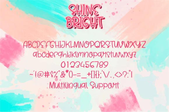 Shine Bright Font by boogaletter by boogaletter — Script Handwritten Font — thumbnail 7
