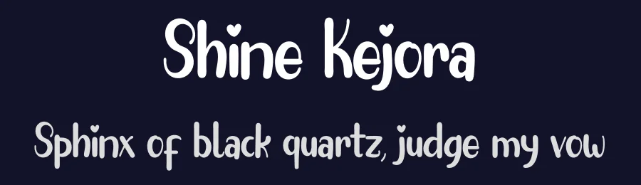 Shine Kejora by StringLabs Creative Studio — Decorative Font — thumbnail 2