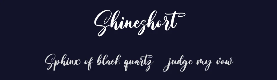 Shineshort by Maulana Creative — Script Handwritten Font — thumbnail 2