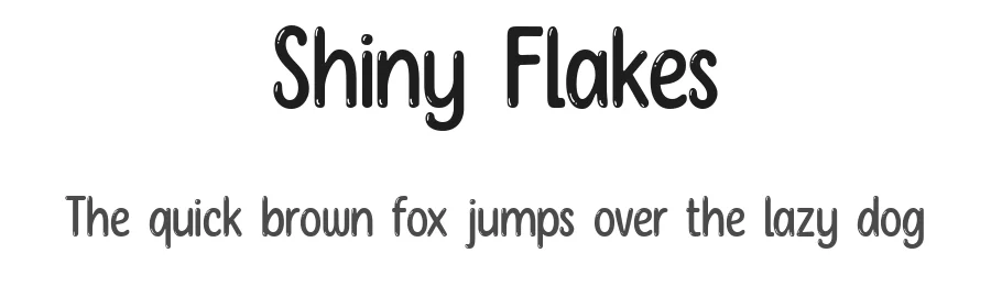 Shiny Flakes