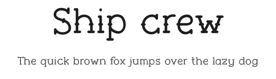 Ship crew