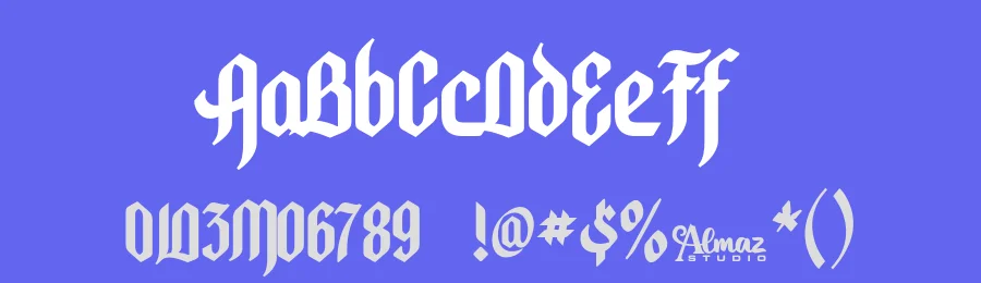 Shiva by Almaz Studio — Decorative Font — thumbnail 3