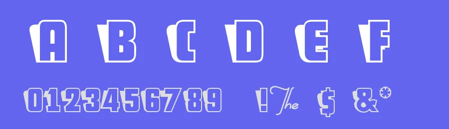 Sho-Card-Caps by Nick's Fonts — Decorative Font — thumbnail 3