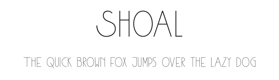 Shoal by Graphicfresh — Sans Serif Font