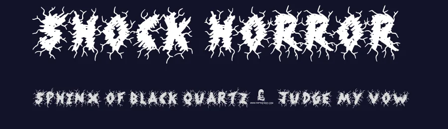 Shock Horror by JSH creates — Decorative Font — thumbnail 2