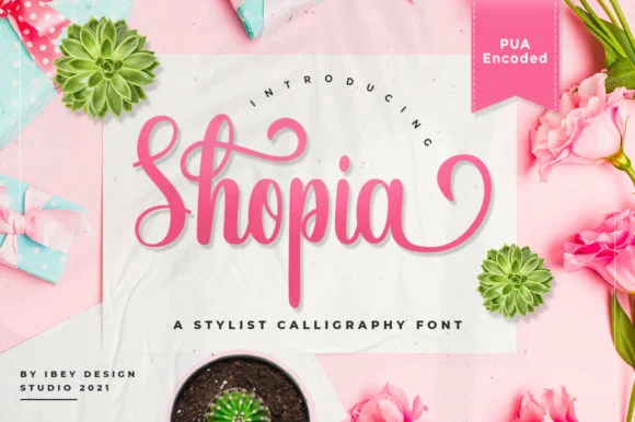 Shopia Font by ibeydesign — Script Handwritten Font