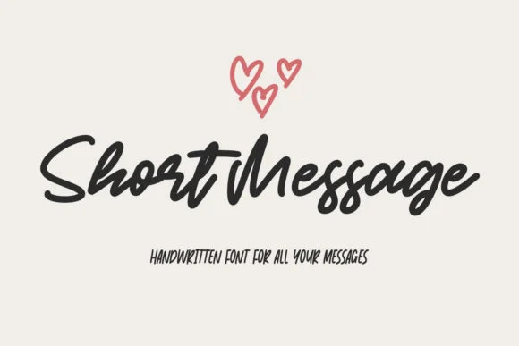 Short Message Font by Arendxstudio — Wedding Font