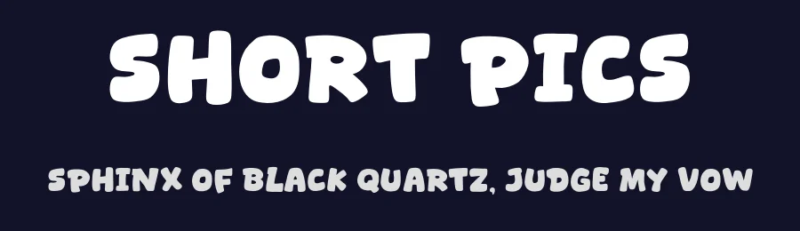 Short Pics by Khurasan — Decorative Font — thumbnail 2