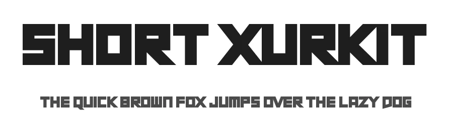 Short Xurkit by Chequered Ink — Display Font