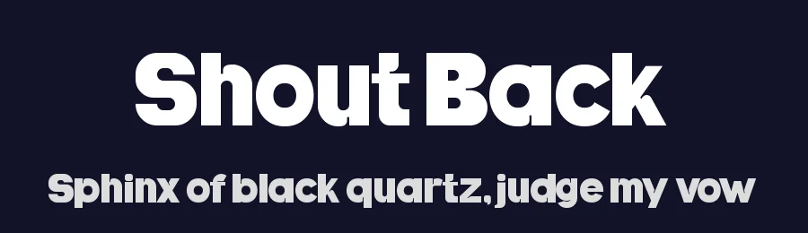 Shout Back by Timelesstype Studio — Sans Serif Font — thumbnail 2