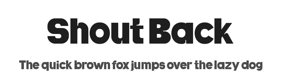 Shout Back by Timelesstype Studio — Sans Serif Font