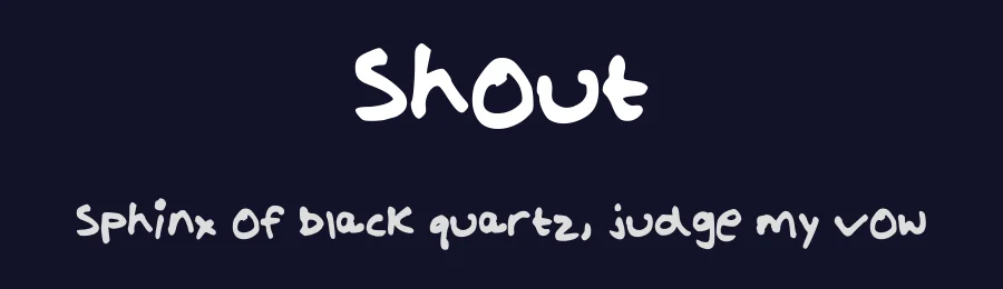 Shout by Craig Axxie — Script Handwritten Font — thumbnail 2