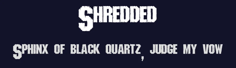 Shredded by TracerTong Fontworks — Decorative Font — thumbnail 2