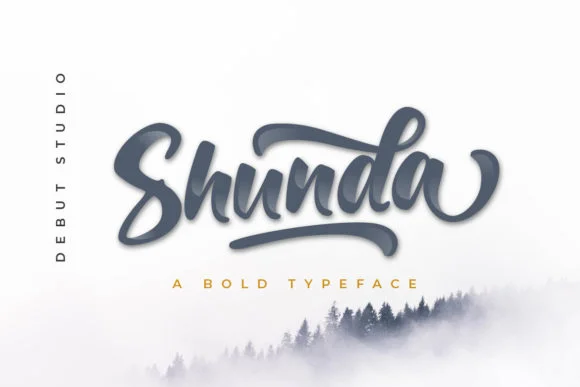 Shunda Font by Debut Studio — Script Handwritten Font