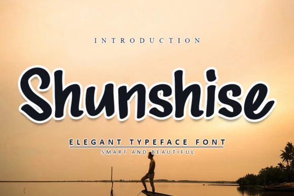 Shunshise Font by FL Space — Script Handwritten Font