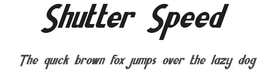 Shutter Speed
