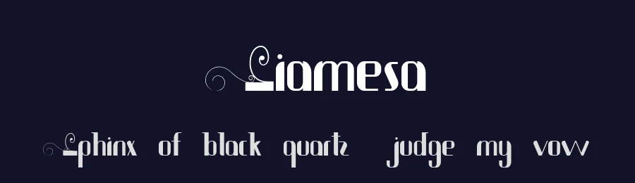 Siamesa by Siam — Decorative Font — thumbnail 2