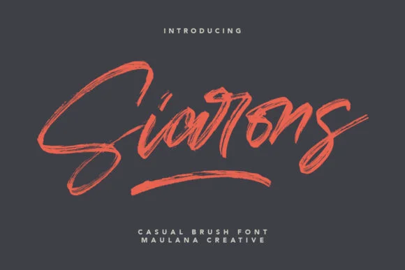 Siarons Font by Maulana Creative — Script Handwritten Font