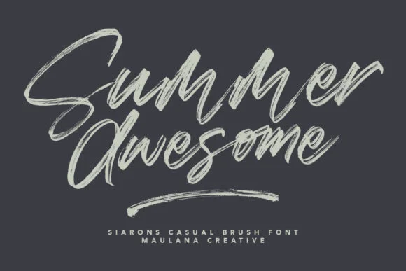 Siarons Font by Maulana Creative — Script Handwritten Font — thumbnail 4