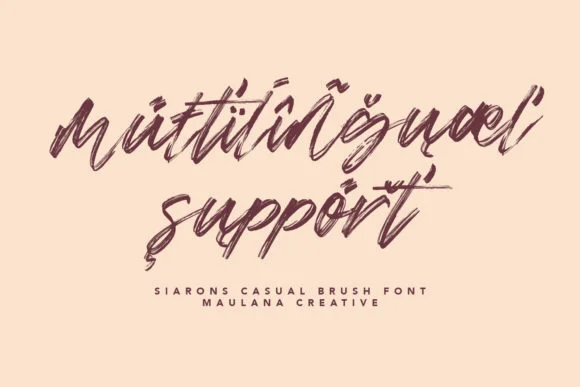 Siarons Font by Maulana Creative — Script Handwritten Font — thumbnail 6