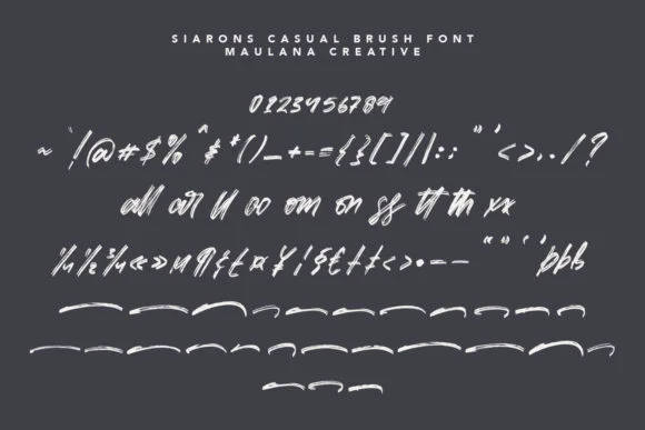 Siarons Font by Maulana Creative — Script Handwritten Font — thumbnail 8