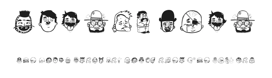 Sickoz Pack by dcoxy - Greg Medina β Dingbats Font