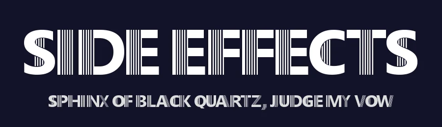 Side Effects by Fontmonger — Decorative Font — thumbnail 2