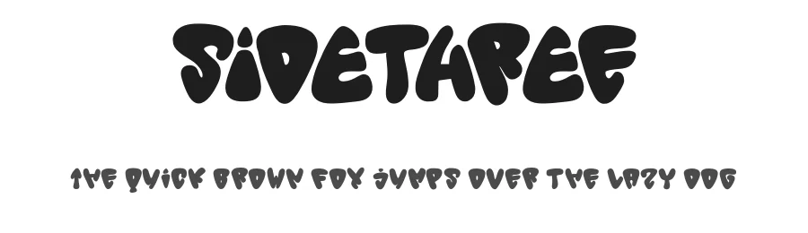 Sidethree by Ahweproject — Decorative Font