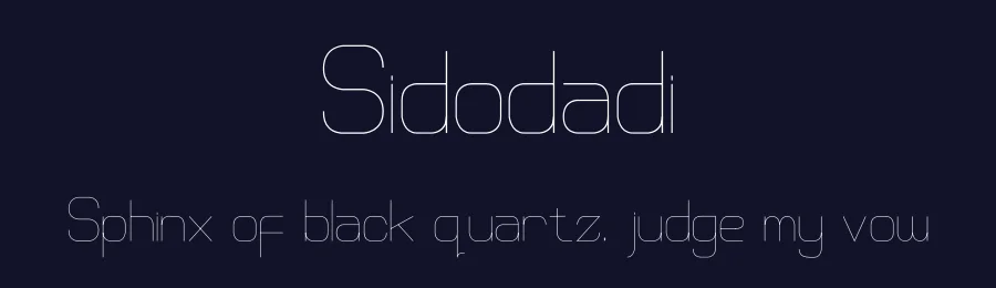 Sidodadi by Indhani — Sans Serif Font — thumbnail 2