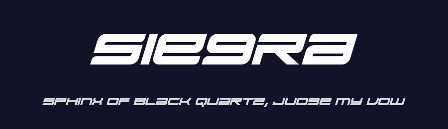 Siegra by Arterfak Project — Display Font — thumbnail 2