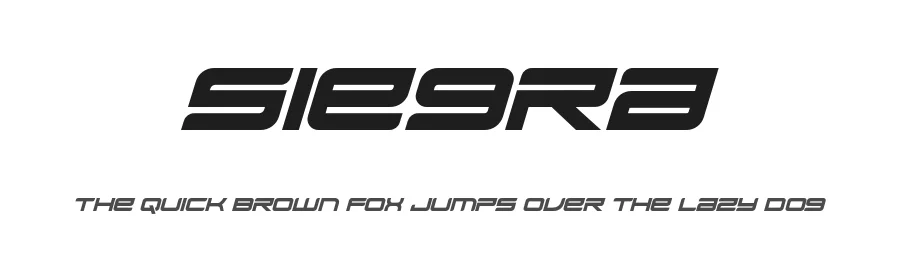 Siegra by Arterfak Project — Display Font