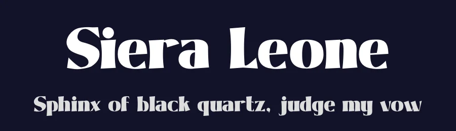 Siera Leone by PutraCetol Studio — Decorative Font — thumbnail 2