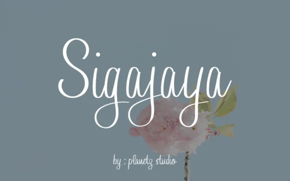 Sigajaya Font by Planetz studio — Script Handwritten Font