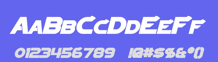 Sigma Five by Pixel Sagas — Display Font — thumbnail 3